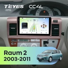 Штатная магнитола Teyes CC4L 6/64 Toyota Raum 2 (2003-2011)