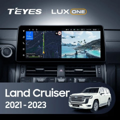 Штатная магнитола Teyes LUX ONE 6/128 Toyota Land Cruiser J300 300 (2021-2023) F1 Тип-A
