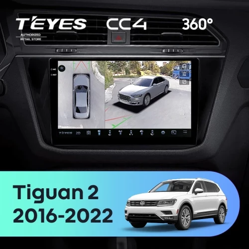 Штатная магнитола Teyes CC4 360 6/64 Volkswagen Tiguan 2 (2016-2022) Тип-A