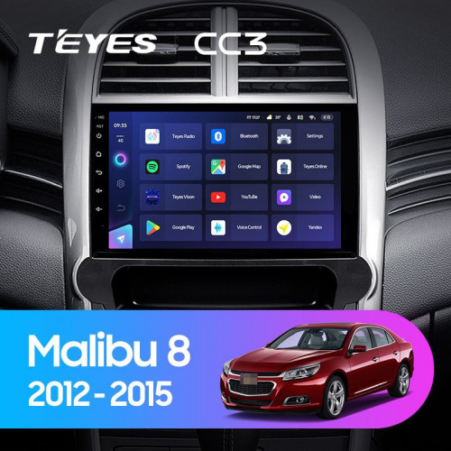 Штатная магнитола Teyes CC3 4/64 Chevrolet Malibu 8 (2012-2015)