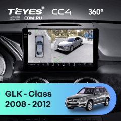 Штатная магнитола Teyes CC4 360 6/64 Mercedes-Benz GLK-Class X204 (NTG 4.0) (2008-2012)