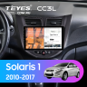Штатная магнитола Teyes CC3L 4/64 Hyundai Solaris 1 (2010-2016) F3 (черный матовый)