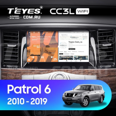 Штатная магнитола Teyes CC3L WiFi 2/32 Nissan Patrol 6 Y62 (2010-2019)