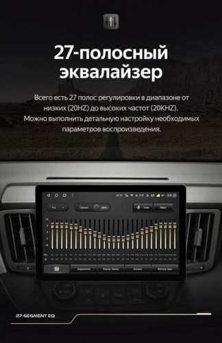 Штатная магнитола Teyes CC3 2K 4/64 Toyota RAV4 4 XA40 5 XA50 (2012-2018) (13")