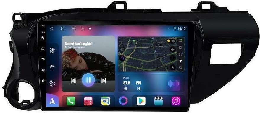 Штатная магнитола FarCar TM588/1077M Toyota Hilux 2015-2020