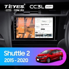 Штатная магнитола Teyes CC3L WiFi 2/32 Honda Shuttle 2 (2015-2020) Правый руль