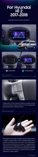 Штатная магнитола Teyes CC3 2K 6/128 Hyundai H1 2 (2015-2021) F2