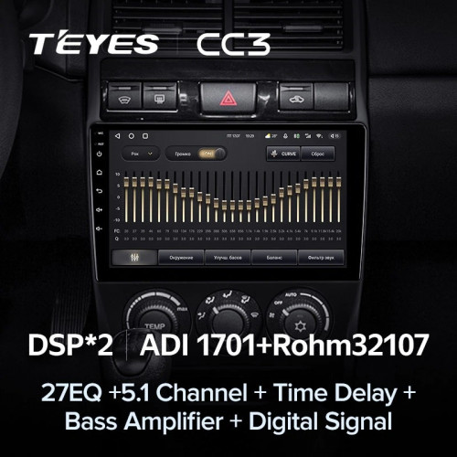 Штатная магнитола Teyes CC3 6/128 Lada Priora (2013-2018) F3