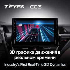 Штатная магнитола Teyes CC3 6/128 Toyota Camry 8 XV 70 (2020-2021)