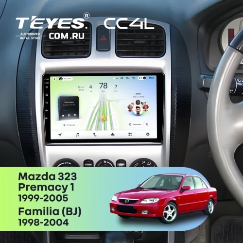 Штатная магнитола Teyes CC4L 6/64 Mazda 323 (1999-2005) F2
