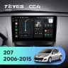 Штатная магнитола Teyes CC4 6/64 Peugeot 207 (2006-2015)