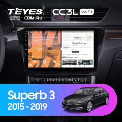 Штатная магнитола Teyes CC3L WiFi 2/32 Skoda Superb 3 (2015-2019)