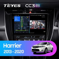 Штатная магнитола Teyes CC3 2K 360 6/128 Toyota Harrier XU60 (2013-2020) F2
