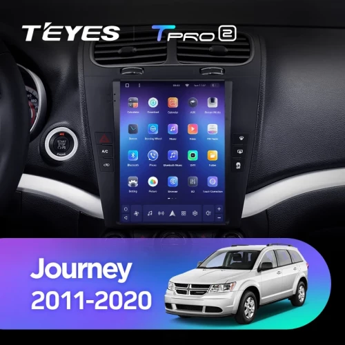 Штатная магнитола Tesla style Teyes TPRO 2 4/64 Dodge Journey JC (2011-2020)