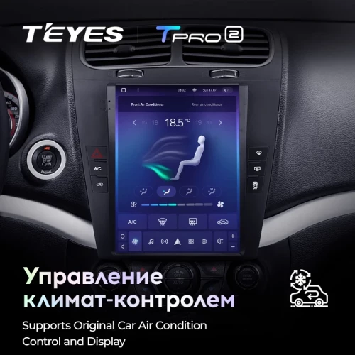 Штатная магнитола Tesla style Teyes TPRO 2 4/64 Dodge Journey JC (2011-2020)