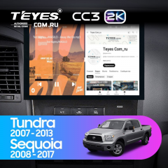 Штатная магнитола Teyes CC3 2K 4/64 Toyota Sequoia XK60 (2008-2017) (13&quot;)