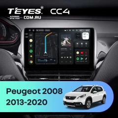 Штатная магнитола Teyes CC4 8/128 Peugeot 2008 (2013-2020)