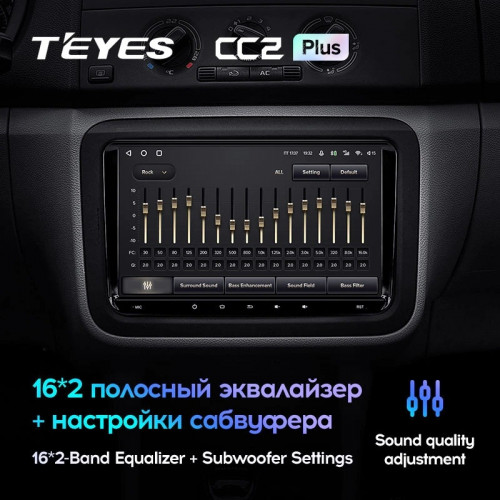 Магнитола Teyes CC2 Plus 4/64 Volkswagen / Skoda Универсал 9"