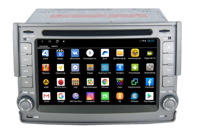 Штатная магнитола Parafar PF233XHDDVD Hyundai H1 / Starex 2007+