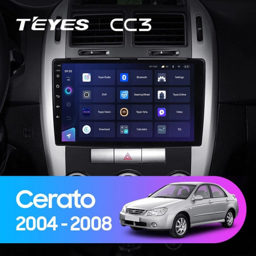 Штатная магнитола Teyes CC3 6/128 Kia Cerato (2004-2008) F2