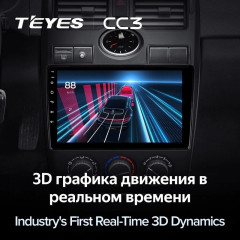 Штатная магнитола Teyes CC3 4/64 Lada Priora 1 (2007-2013) F2 (серебро)