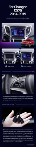 Штатная магнитола Teyes CC3 4/64 Changan CS75 (2014-2019)