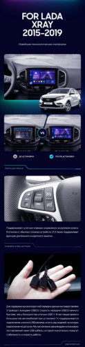 Штатная магнитола Teyes CC3 4/64 Lada Xray (2015-2022)