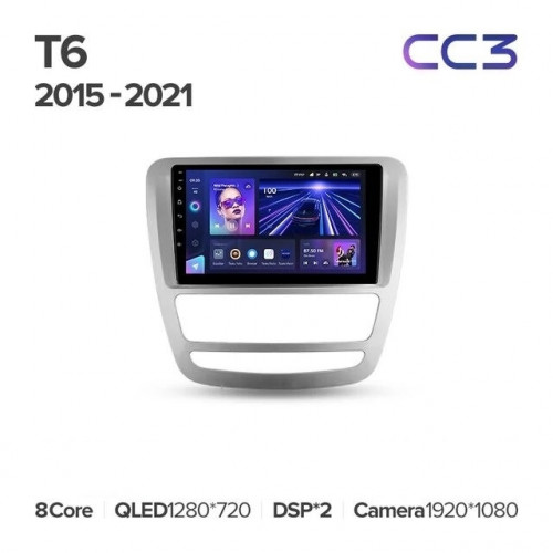 Штатная магнитола Teyes CC3 4/32 JAC T6 (2015-2021)