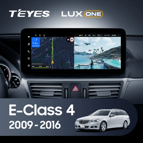 Штатная магнитола Teyes LUX ONE 6/128 Mercedes-Benz E-Class 4 W212 S207 A207 S212 C207 (NTG 4.0) (2009-2016) Правый руль Universal