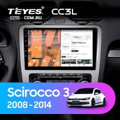 Штатная магнитола Teyes CC3L 4/64 Volkswagen Scirocco 3 Mk3 (2008-2014) F5