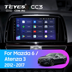 Штатная магнитола Teyes CC3 6/128 Mazda Atenza 3 (2012-2017) Тип-B Правый руль