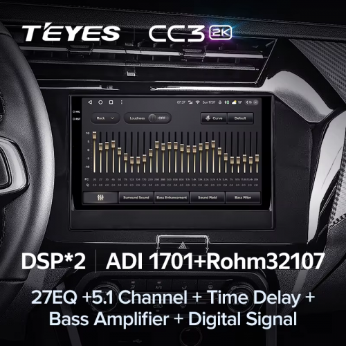 Штатная магнитола Teyes CC3 2K 4/32 Chery Tiggo 3x 1 (2021-2023)