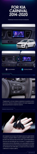 Штатная магнитола Teyes CC3 6/128 Kia Carnival YP (2014-2021) F1 Тип-В