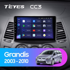 Штатная магнитола Teyes CC3 6/128 Mitsubishi Grandis 1 (2003-2010) F1