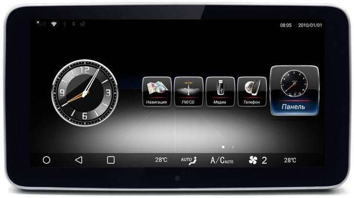 Штатная магнитола Radiola TC-7705 Mercedes-Benz C-klasse (2015-2018) NTG 5.0/5.1