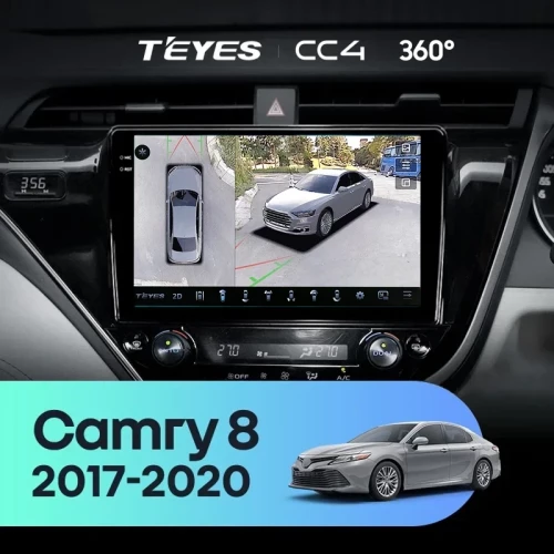 Штатная магнитола Teyes CC4 360 6/64 Toyota Camry 8 XV 70 (2017-2020) Правый руль