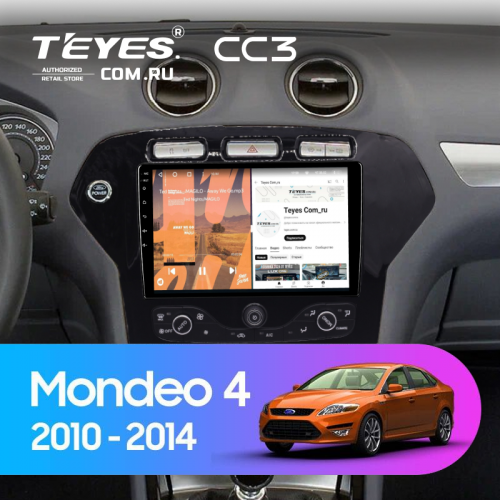 Штатная магнитола Teyes CC3 4/32 Ford Mondeo 4 (2007-2010) F2