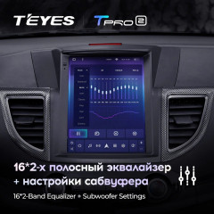Штатная магнитола Tesla style Teyes TPRO 2 4/32 Honda CR-V 4 RM RE (2011-2015) Тип-C