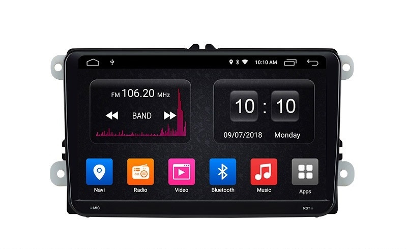 Универсальная магнитола Сarmedia OL-9972-S9 Skoda