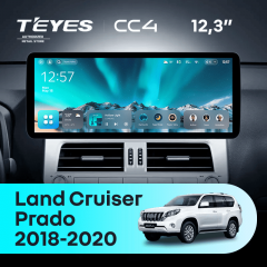 Штатная магнитола Teyes CC4 12.3" 6/64 Toyota Land Cruiser Prado 150 (2018-2020)