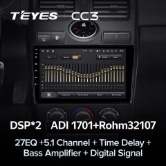 Штатная магнитола Teyes CC3 6/128 Lada Priora 1 (2007-2013) F2 (серебро)