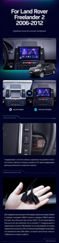 Штатная магнитола Teyes CC3 6/128 Land Rover Freelander 2 (2006-2012)