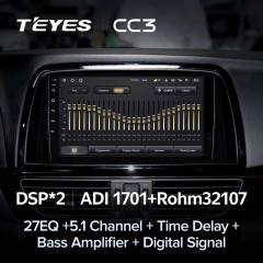 Штатная магнитола Teyes CC3 6/128 Mazda 6 GL GJ (2012-2017) Тип-A