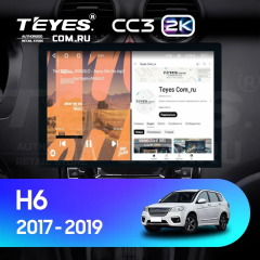 Штатная магнитола Teyes CC3 2K 4/32 Haval H6 (2016-2018) (13")