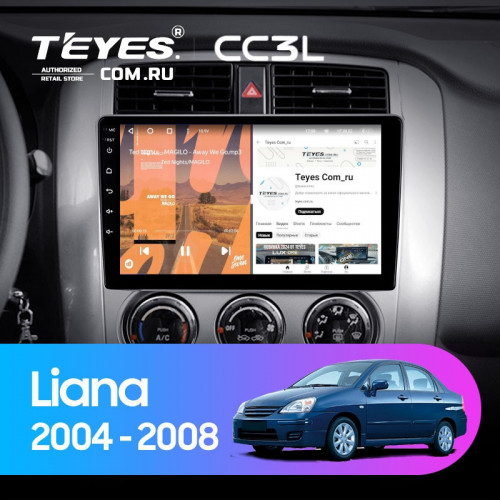 Штатная магнитола Teyes CC3L 4/64 Suzuki Liana 1 (2004-2008)