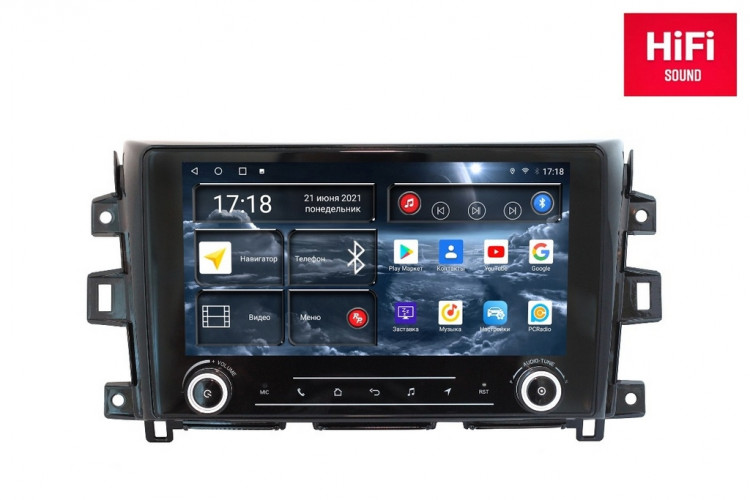Штатная магнитола Redpower K75028 Nissan Navara 3-поколение (06.2014 - н.в.)