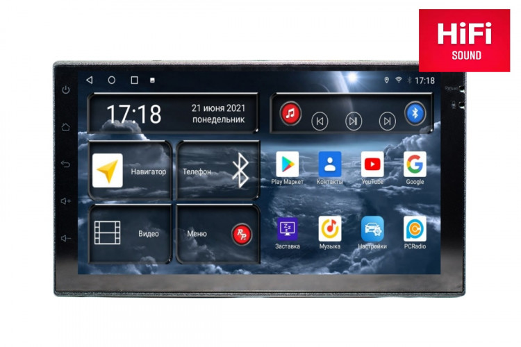 Штатная магнитола Redpower 75000 Universal 2Din (сенсорные кнопки)