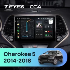 Штатная магнитола Teyes CC4 6/64 Jeep Cherokee 5 KL (2014-2018)