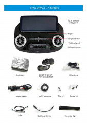 Штатная магнитола Carmedia MRW-7909 Mercedes Vito 2014+