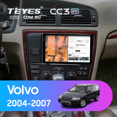 Штатная магнитола Teyes CC3 2K 6/128 Volvo XC70 V70 (2004-2007)